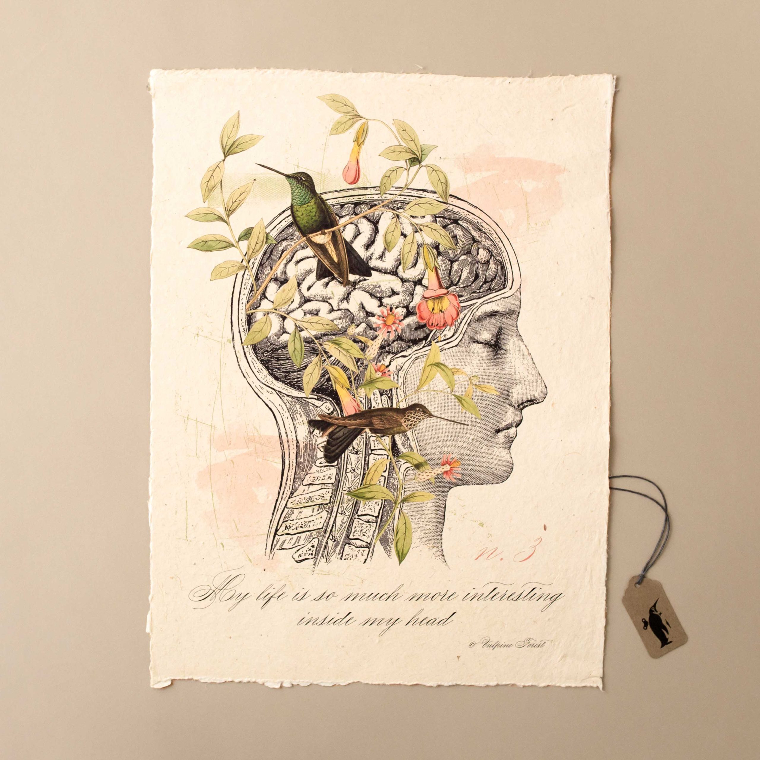 Paper Print | Inside My Head