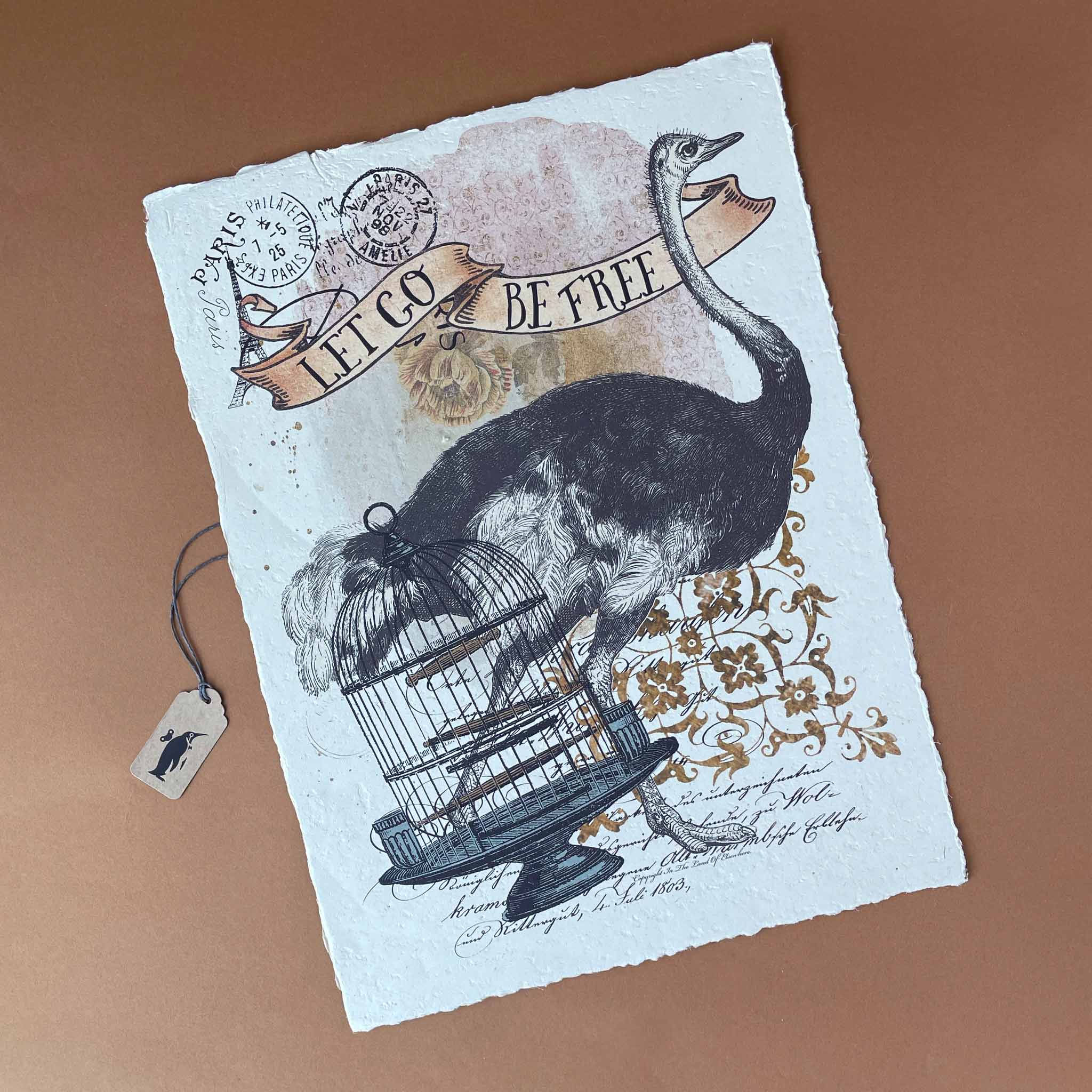 Paper Print | Let Go - Be Free