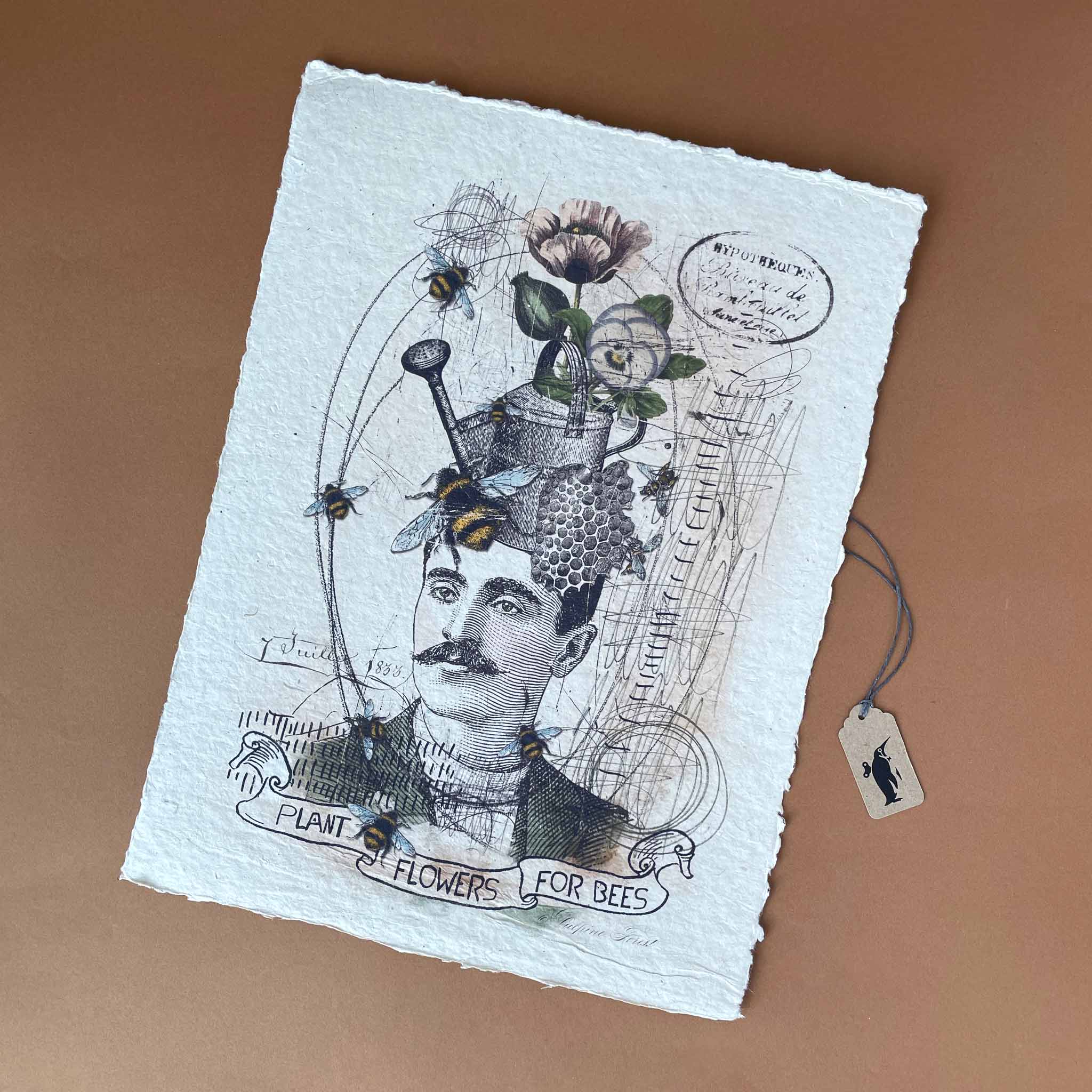 Paper Print | Plant Flowers for Bees