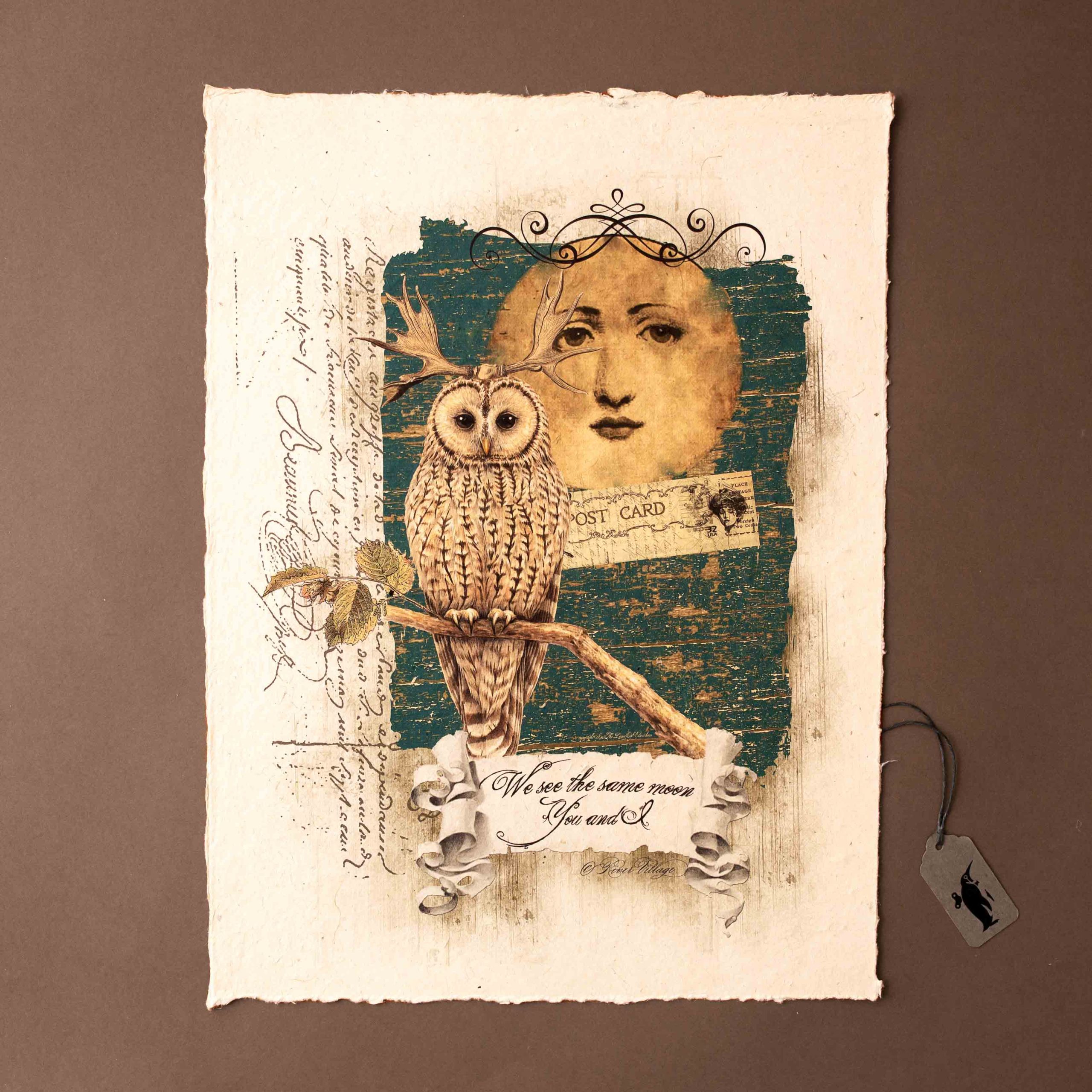 Paper Print | The Same Moon