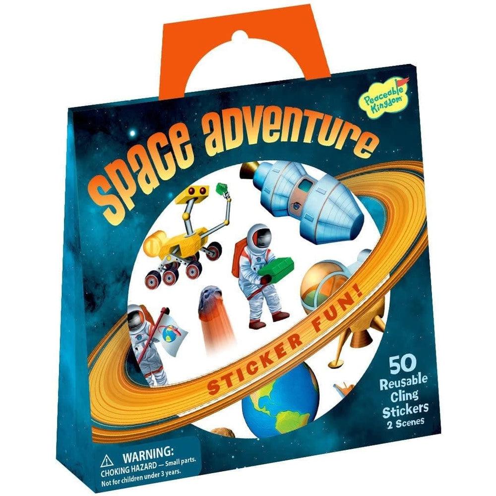 Space Adventure Reusable Sticker Tote