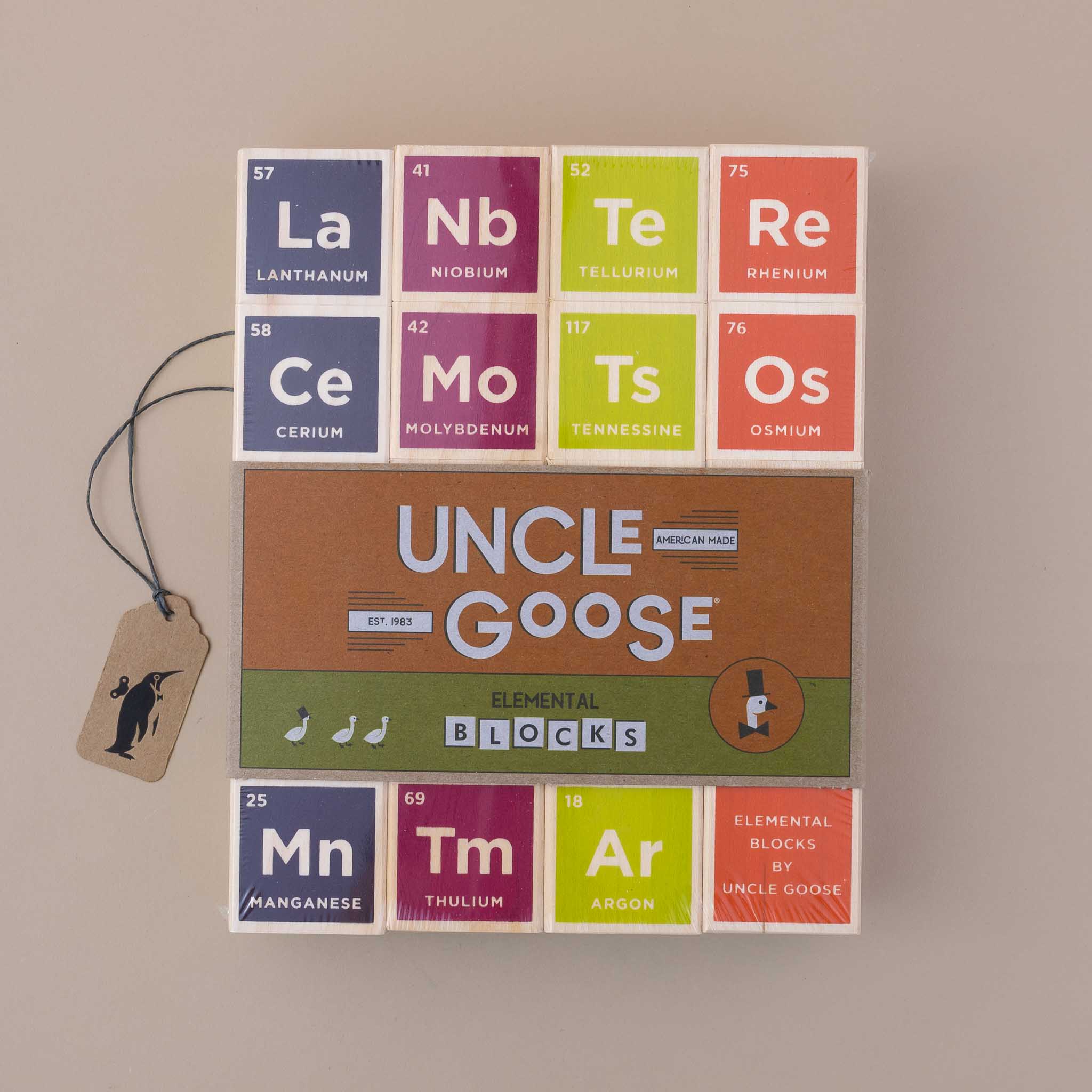 Wooden Block Set | Periodic Table