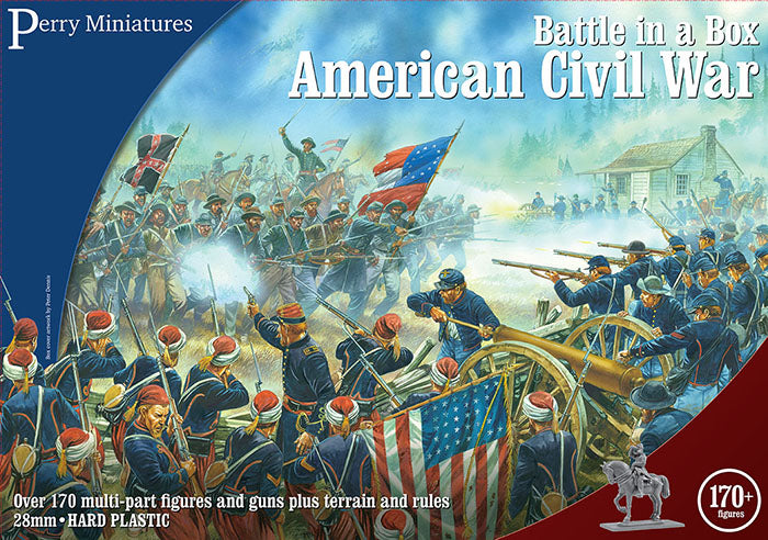 Perry Miniatures Battle in a Box American Civil War 1861–1865 28mm Scale Plastic Figures Set