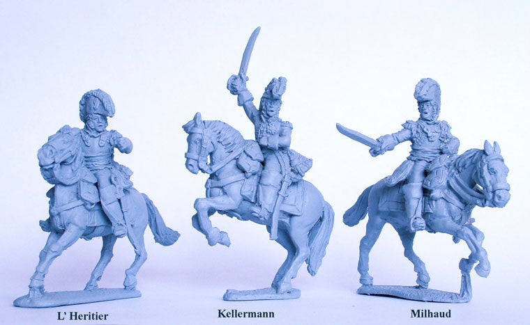 Perry Miniatures Napoleonic French Heavy Cavalry Generals 28mm Scale Metal Figures