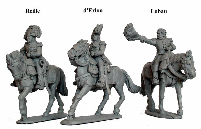Perry Miniatures Napoleonic French Mounted Corps Commanders 28mm Scale Metal Figures