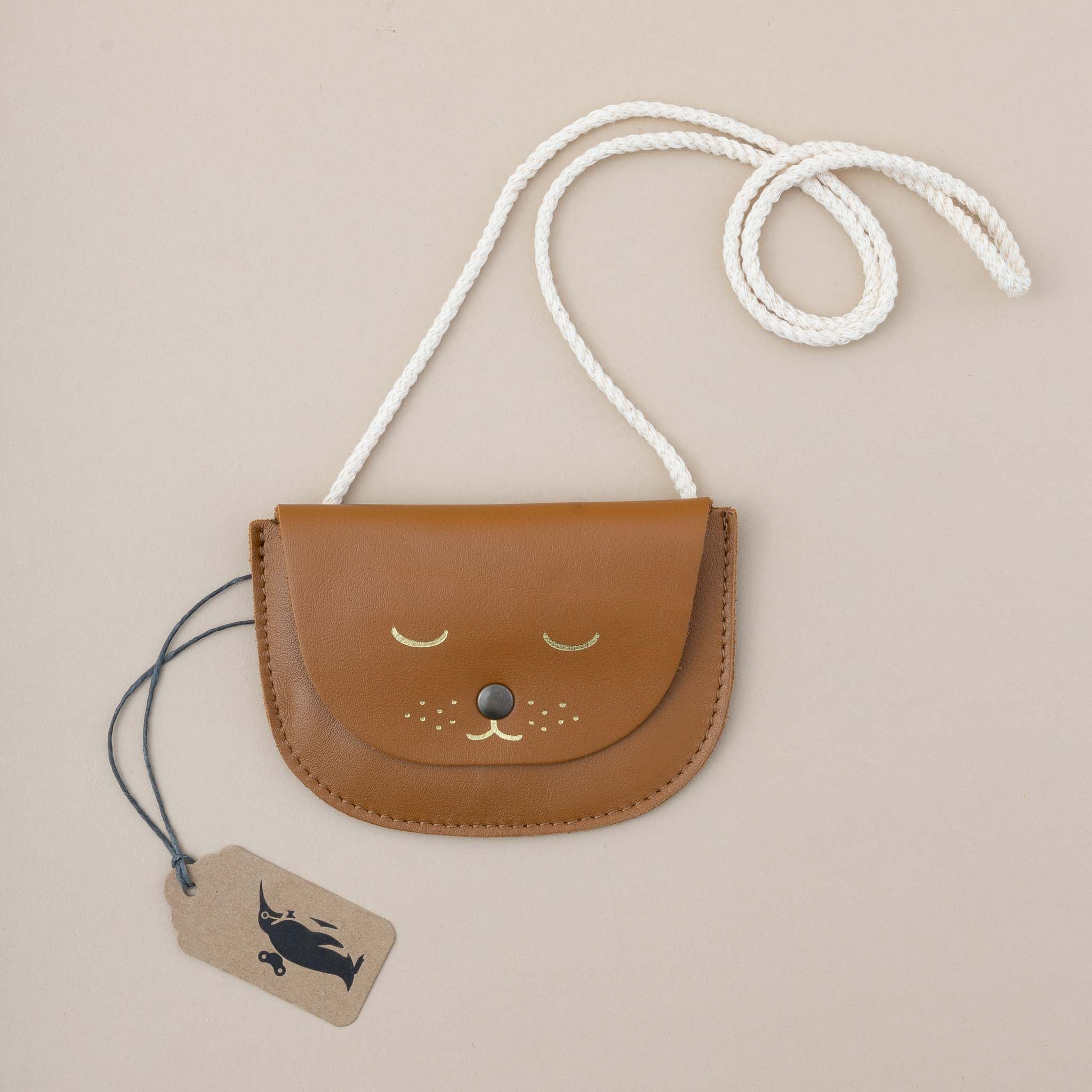 Petite Kitten Purse | Caramel