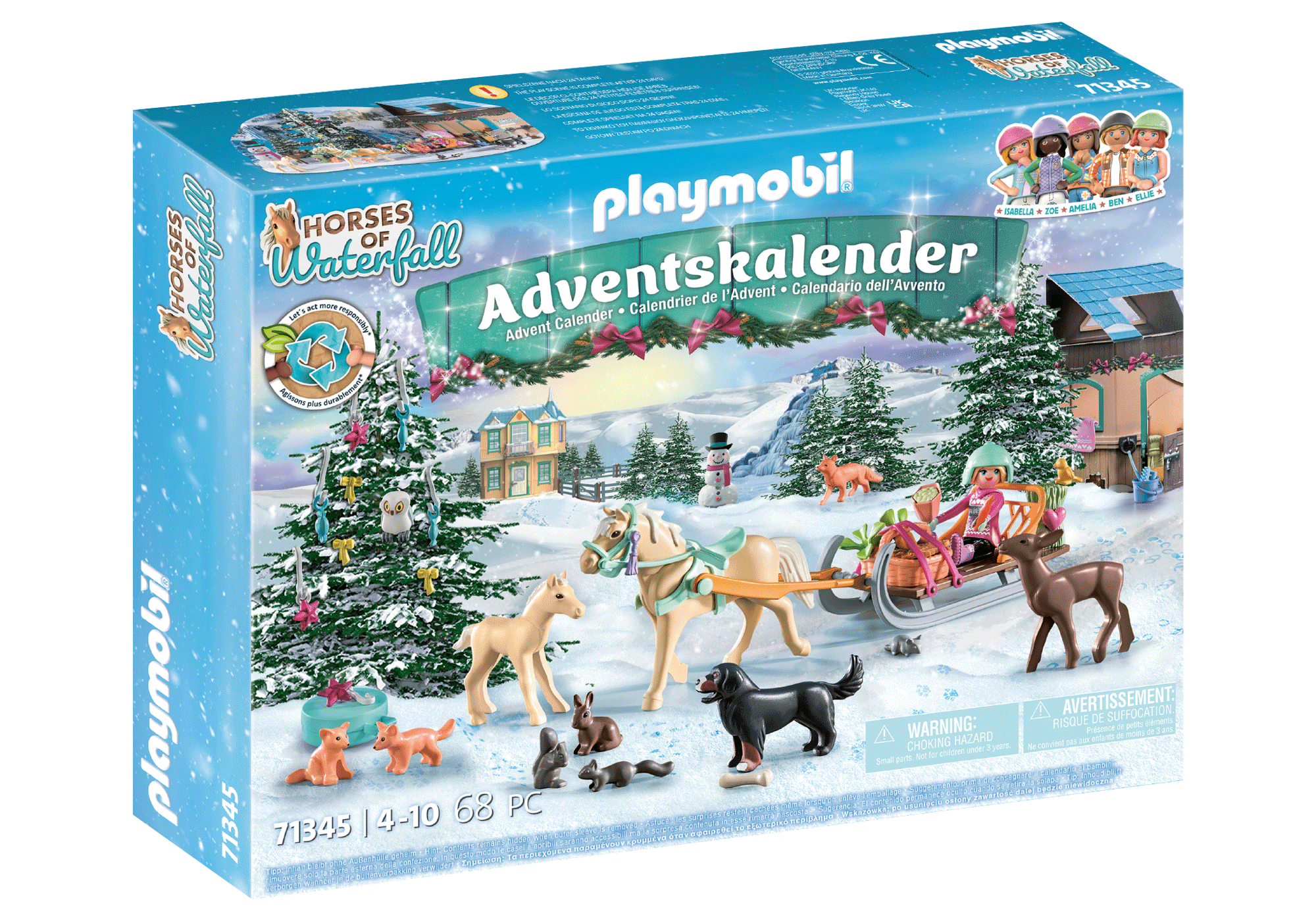 Advent Calendar: Horses of Waterfall - Christmas Sleigh Ride