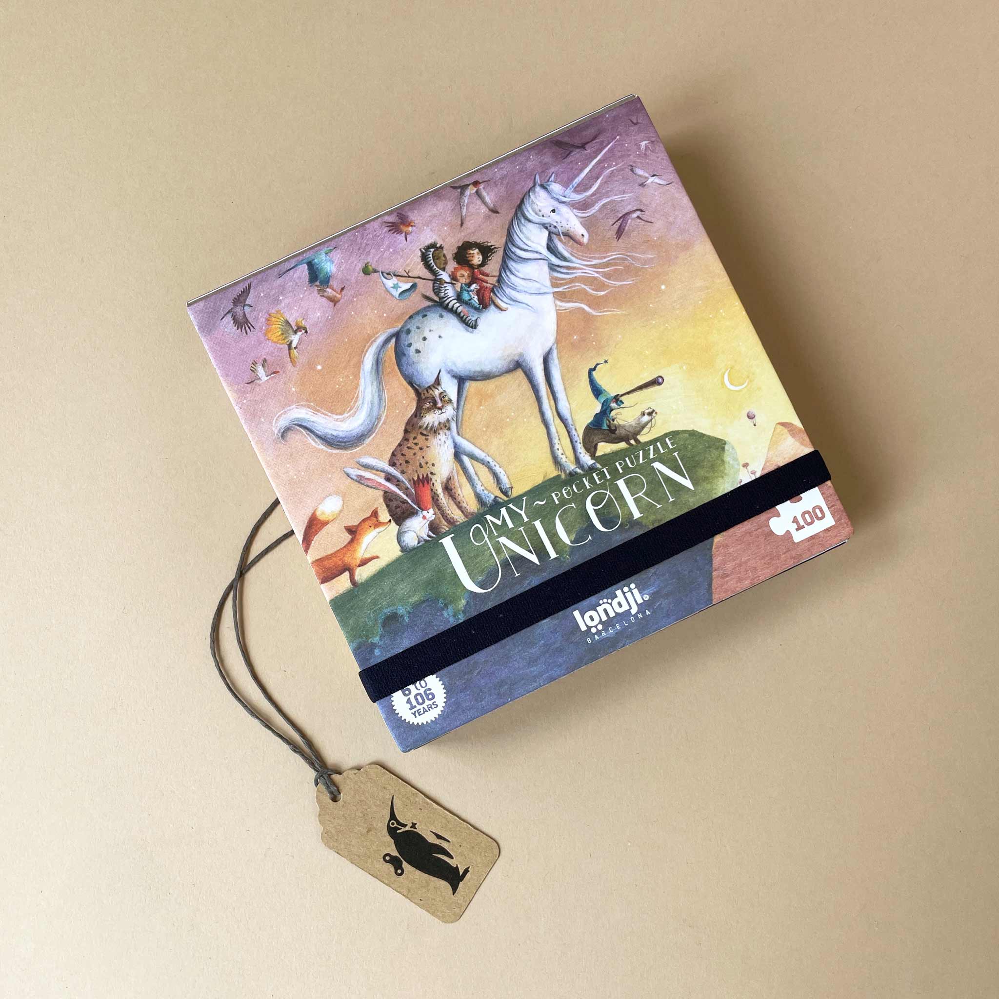 100pc Pocket Puzzle | Glitter Unicorn