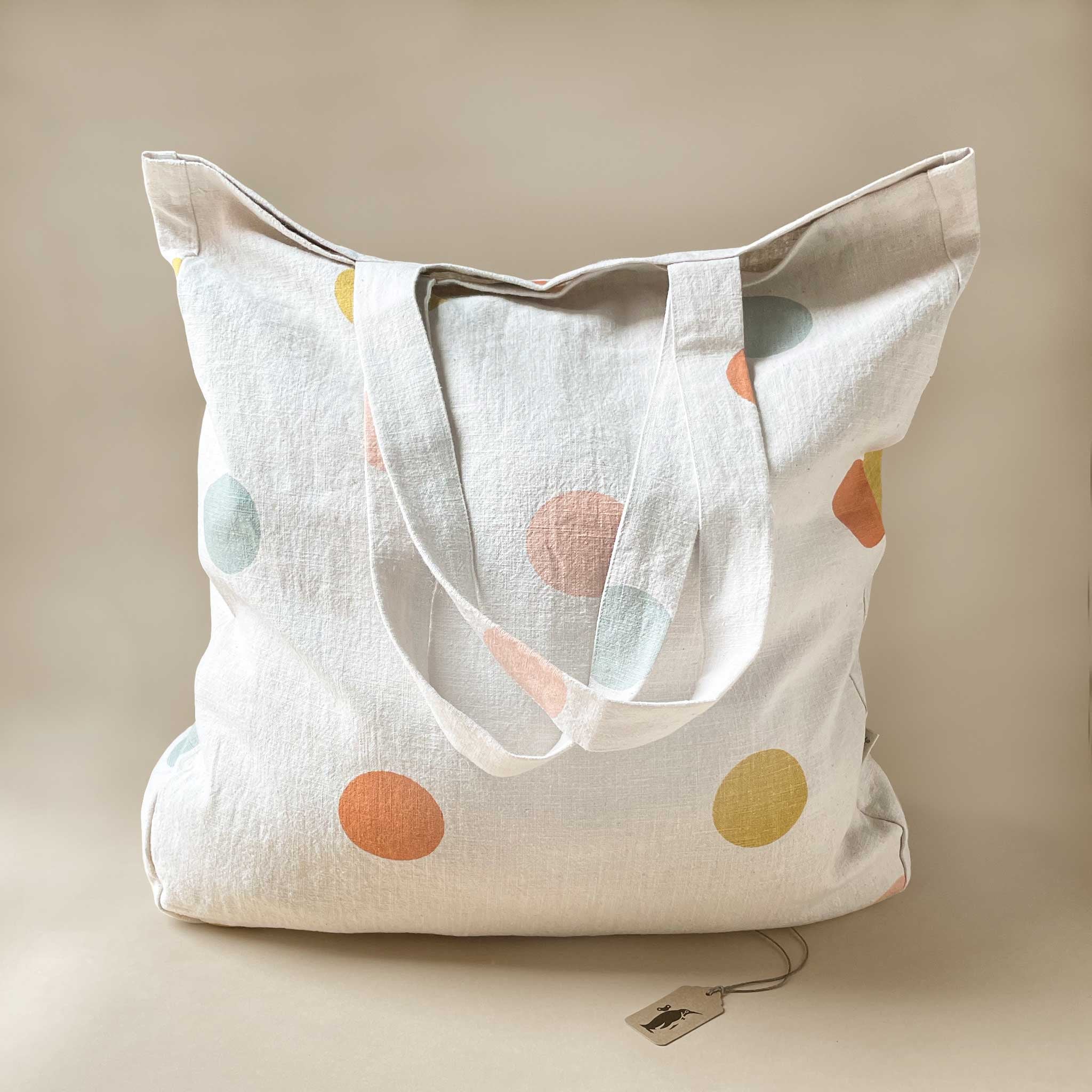 Polka Spot Tote Bag | Large