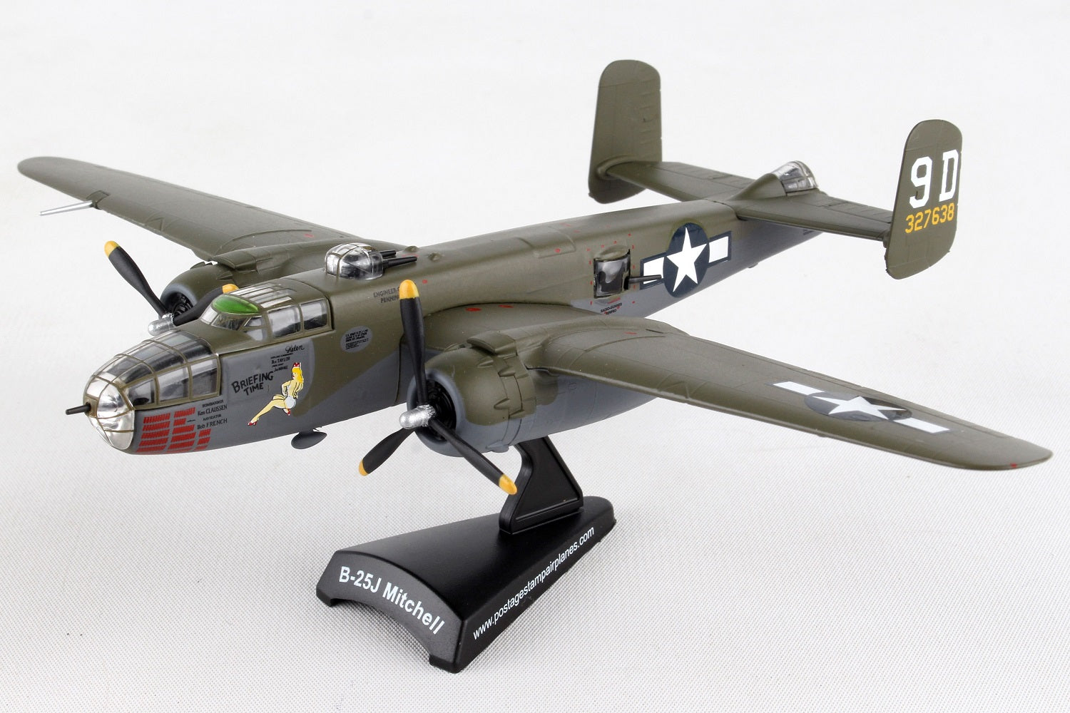 North American B-25J Mitchell “Briefing Time” 1:100 Scale Diecast Model