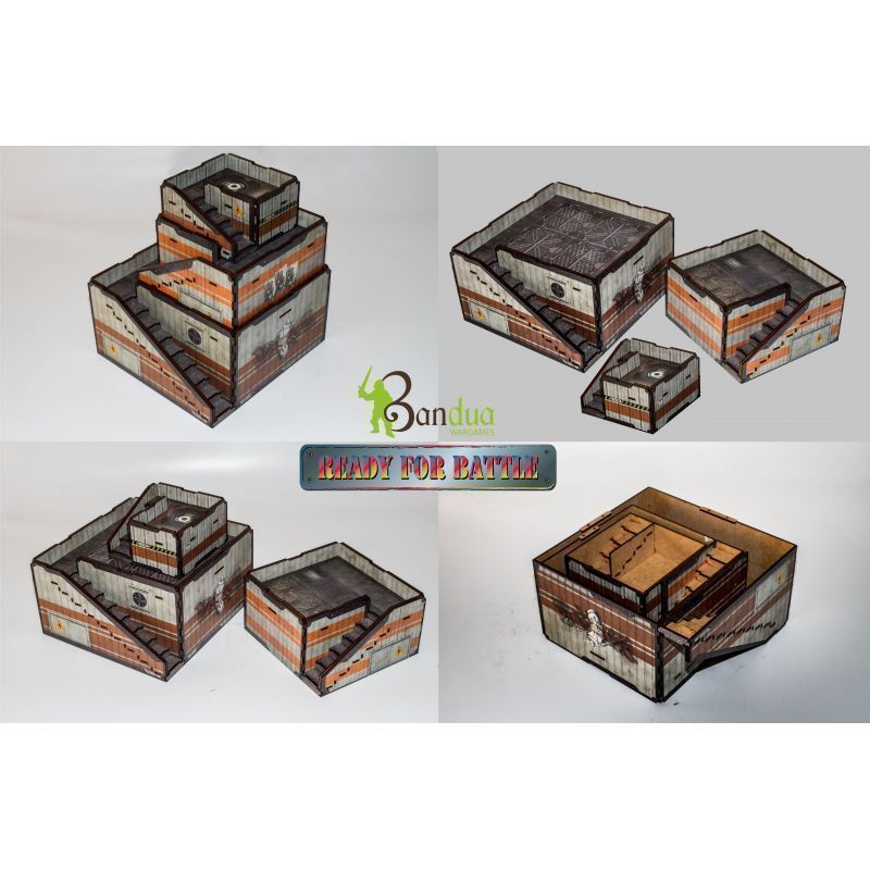 Infinity Q-Building Beta Miniature Game Scenery Set