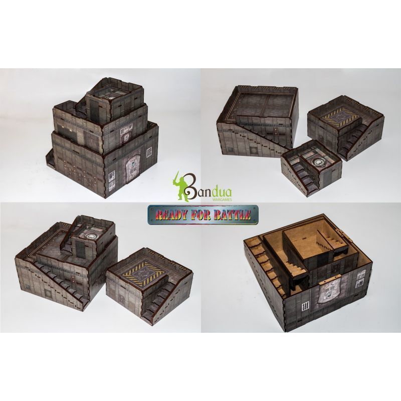 Infinity Q-Building GAMA Miniature Game Scenery Set