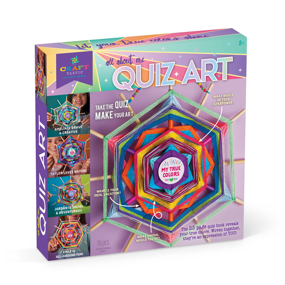 Craft-tastic All About Me Quiz Art