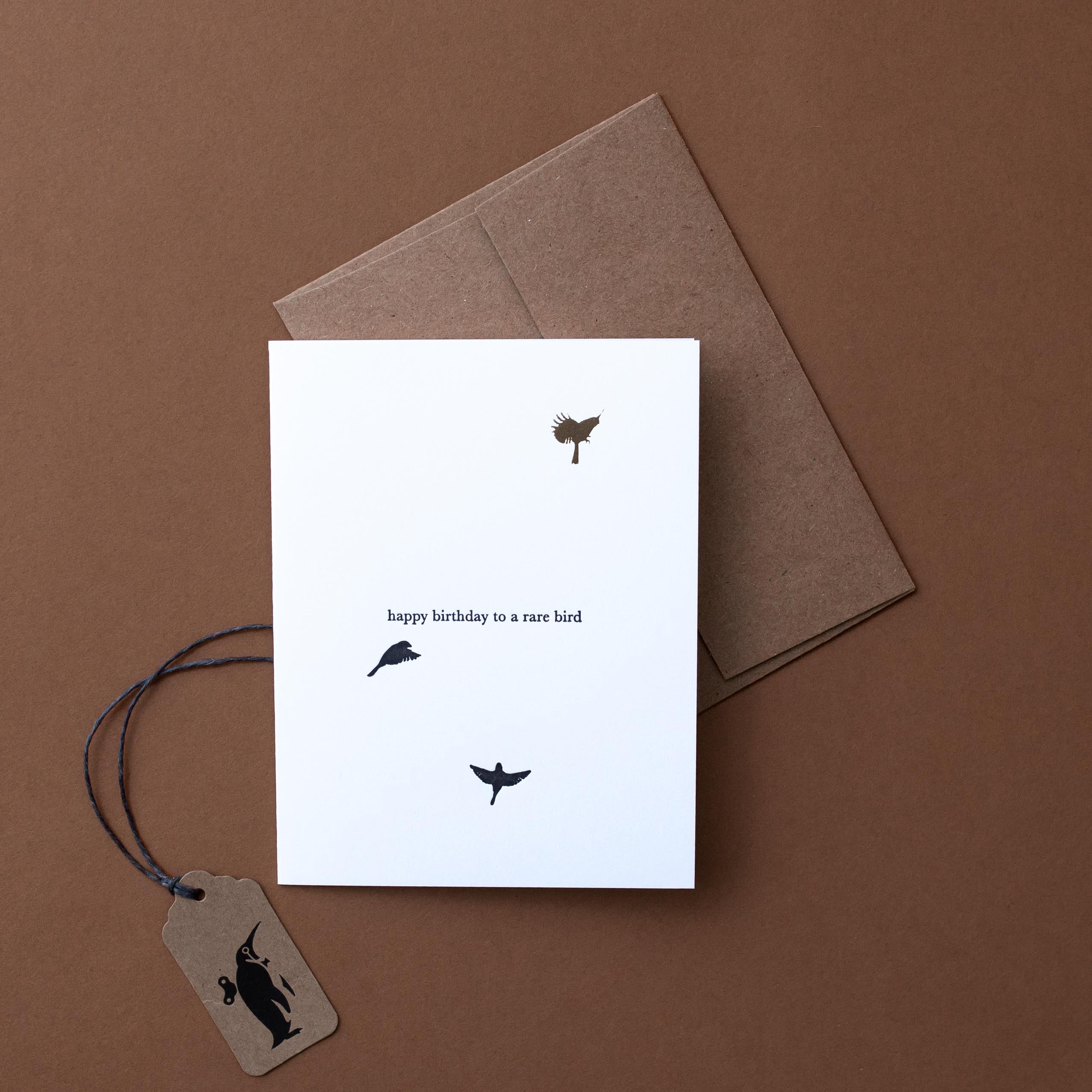 Rare Bird Birthday Greeting Card