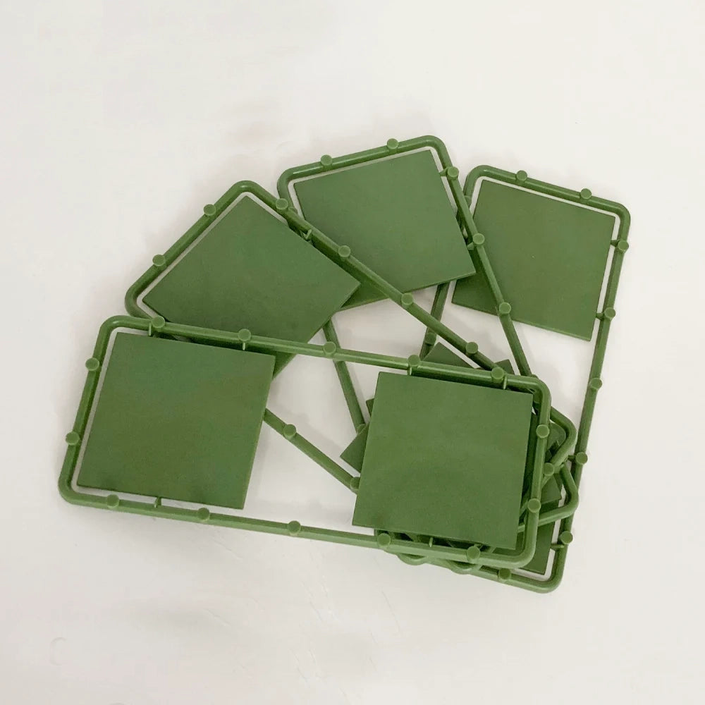 Renedra 50 mm Square Plastic Bases (8)