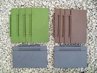 Renedra 50mm x 100mm Rectangular Plastic Bases (4)