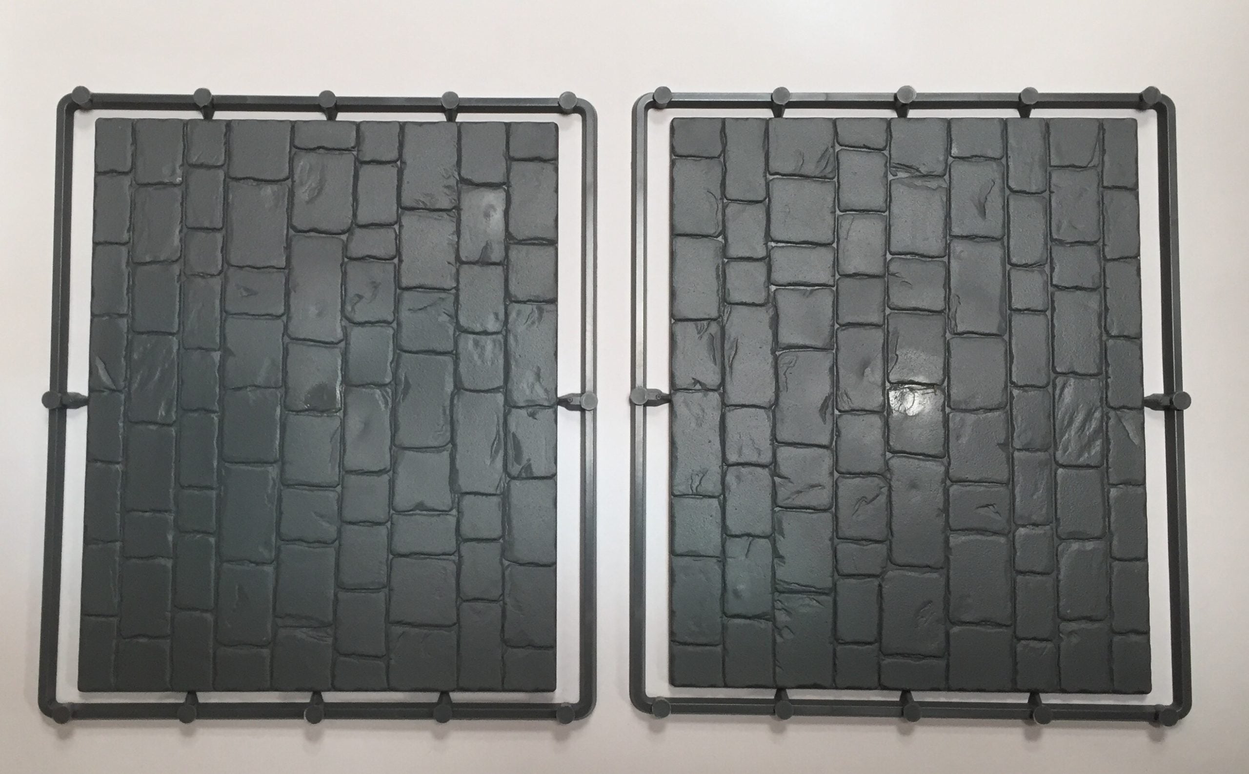 Renedra Limited Stone Floor Effect 128 mm x 105 mm Plastic Bases (2-Pack)