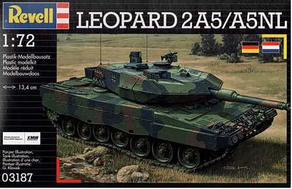 Leopard 2A5/A5NL Main Battle Tank 1/72 Scale Model Kit