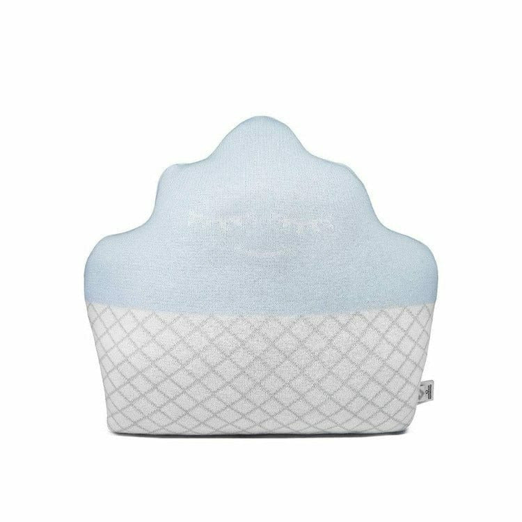Light Blue Cupcake Pillow