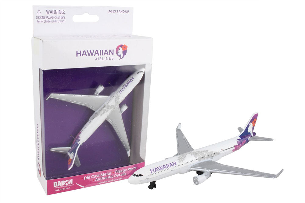 Hawaiian Airlines Diecast Aircraft Toy
