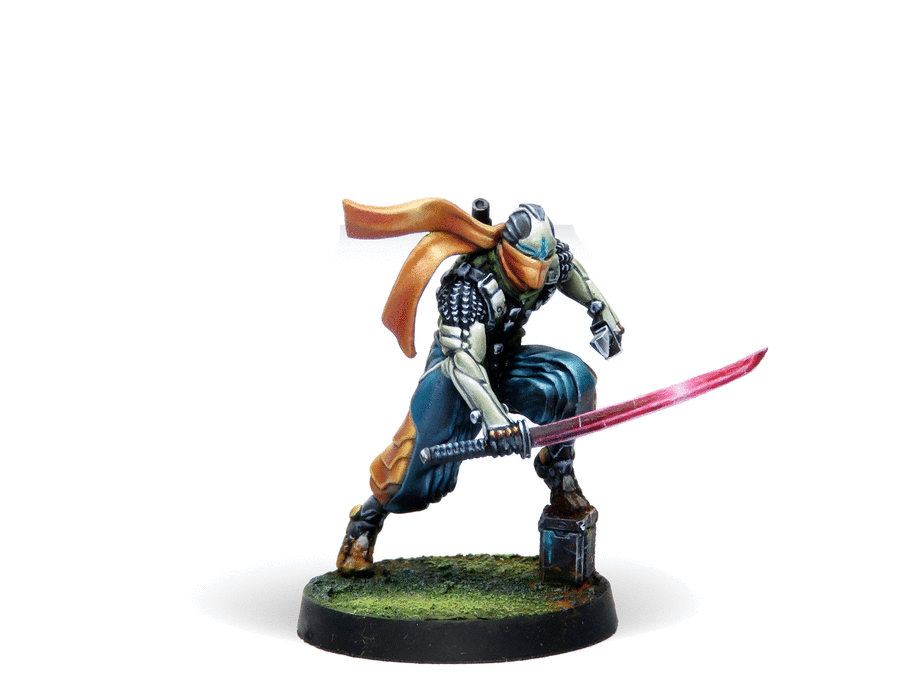 Infinity NA2 Saito Tōgan Mercenary Ninja (Combi Rifle) Miniature Game Figure