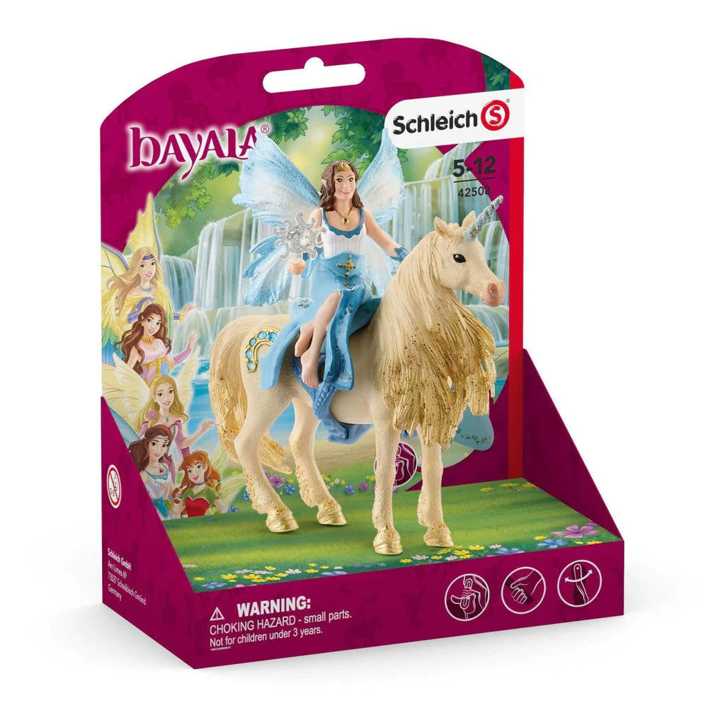 Eyela Riding On Golden Unicorn