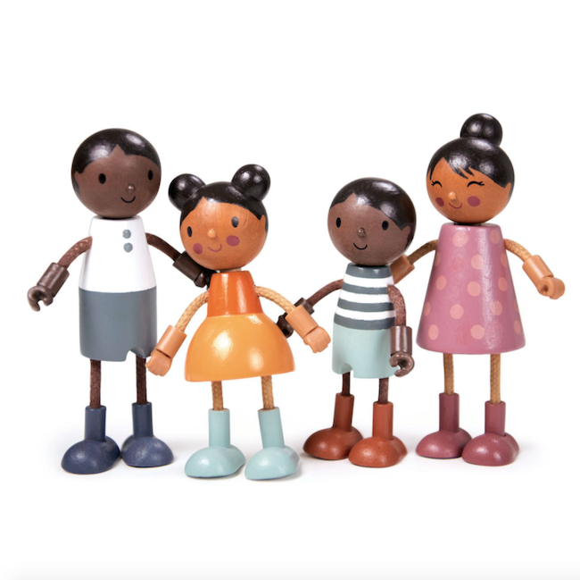 Tender Leaf Humming Bird Doll Family