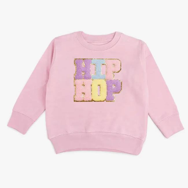Sweet Wink Hip Hop Patch Sweatshirt