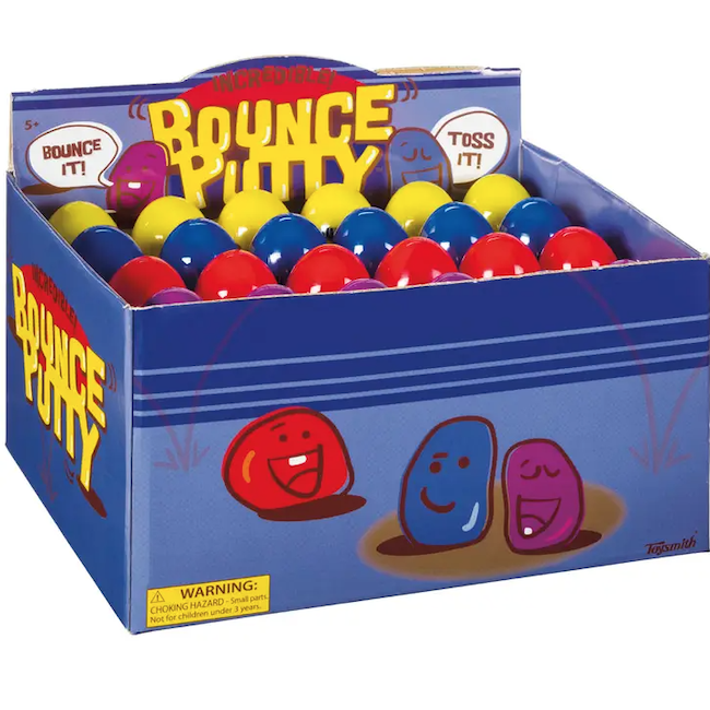 Toysmith Bounce Putty, Assorted Colors