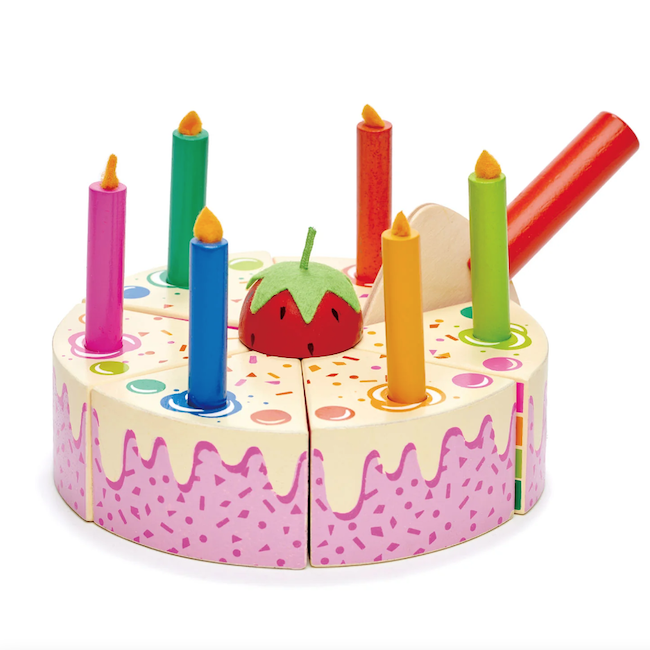Tender Leaf Rainbow Birthday Cake