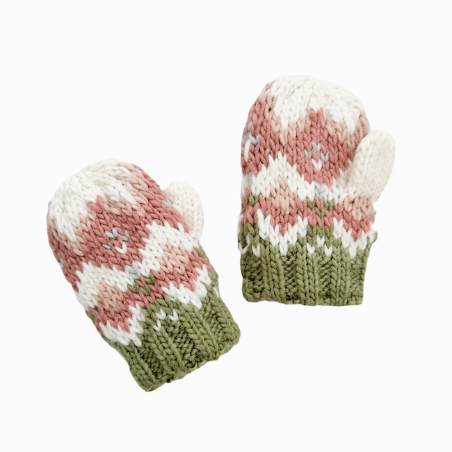 The Blueberry Hill Fairisle Knit Mittens