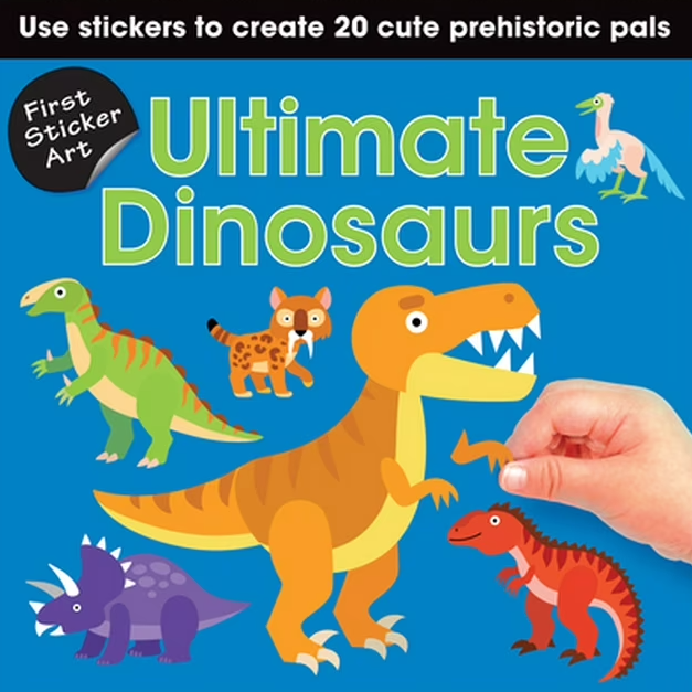 Sourcebooks First Sticker Art: Ultimate Dinosaurs