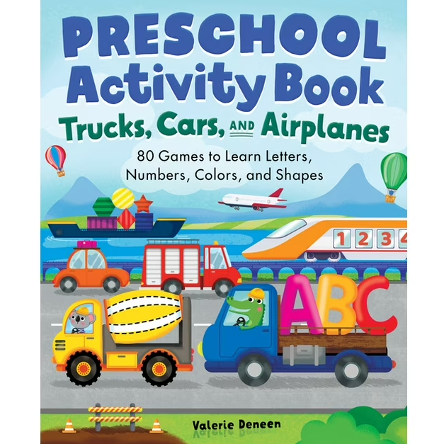 Sourcebooks Preschool Activity Book Trucks, Cars, And Airplanes