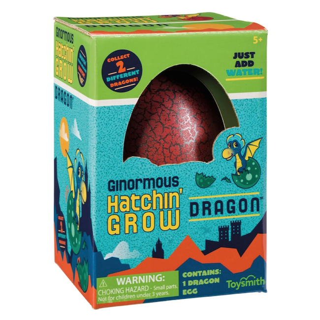 Toysmith Ginormous Hatchin Grow Dragon