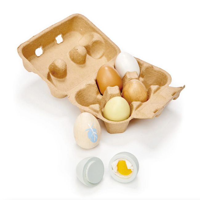 Tender Leaf Wooden Eggs