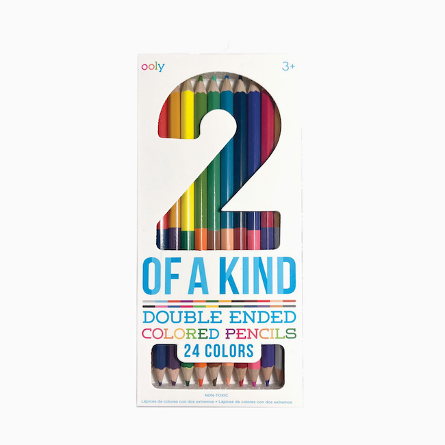 Ooly 2 Of A Kind Double-Ended Colored Pencils