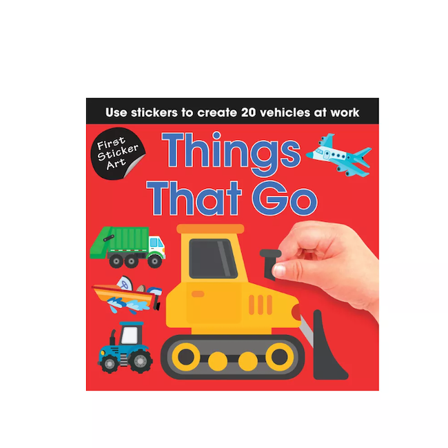 Sourcebooks First Sticker Art: Things That Go