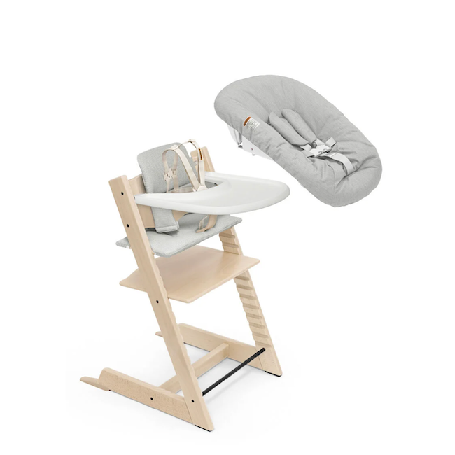 Stokke Tripp Trapp High Chair² With Cushion, Tray & Newborn Set