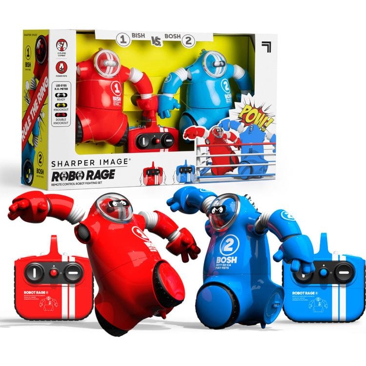 Robo Rivals Remote Control Robot Fighting Set - Blue And Red