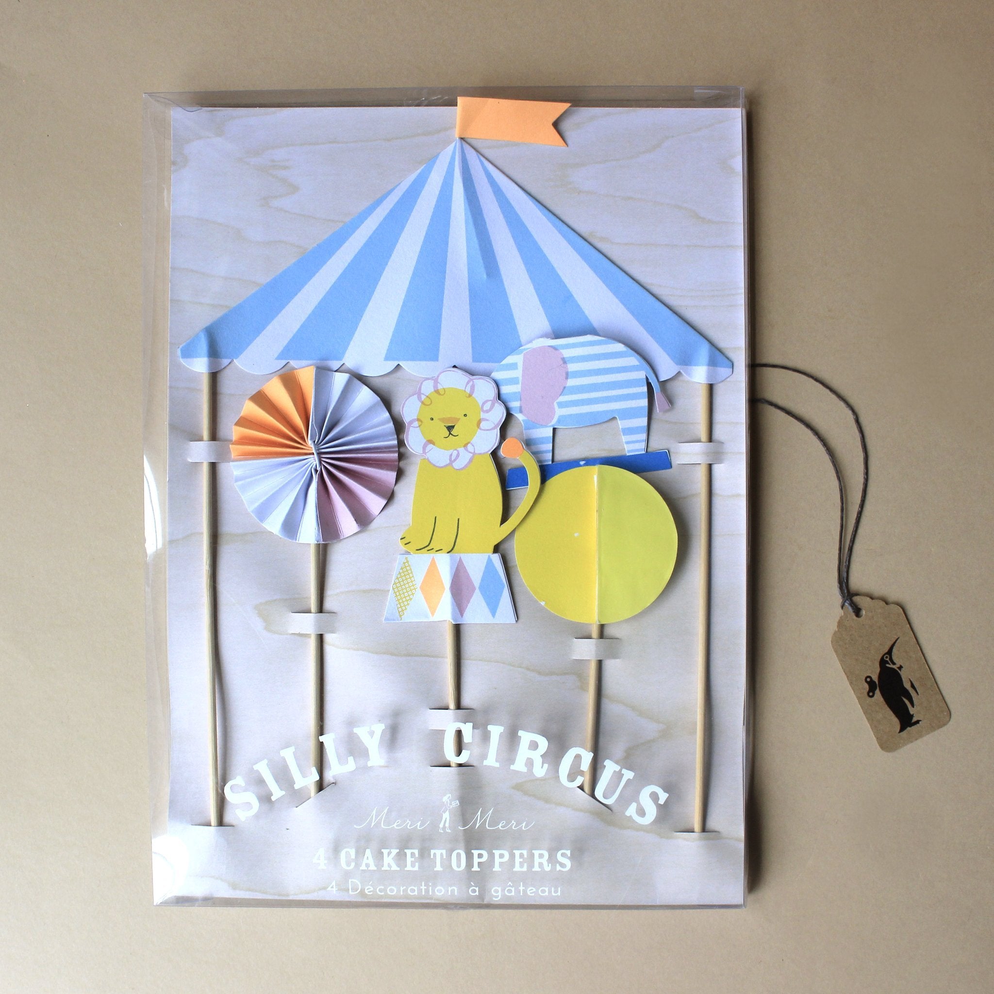 Silly Circus Cake Toppers