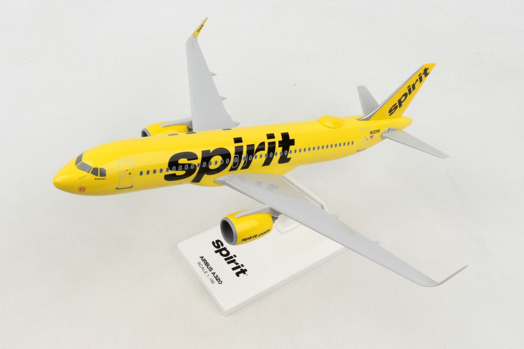 Airbus A320neo Spirit Airlines 1:150 Scale Model