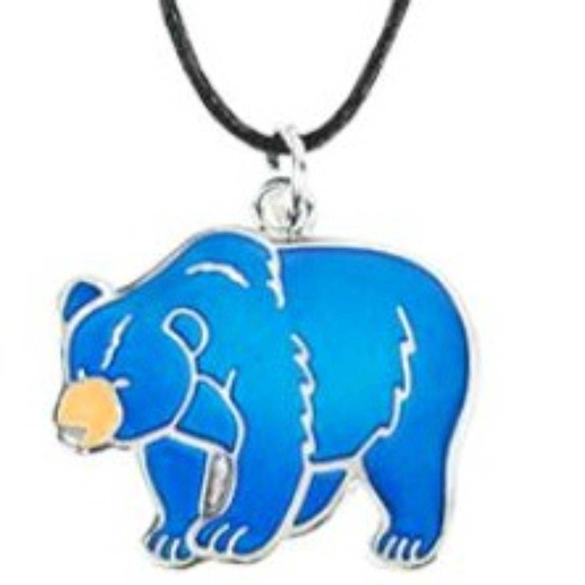 Wildlife Mood Necklace - Bear