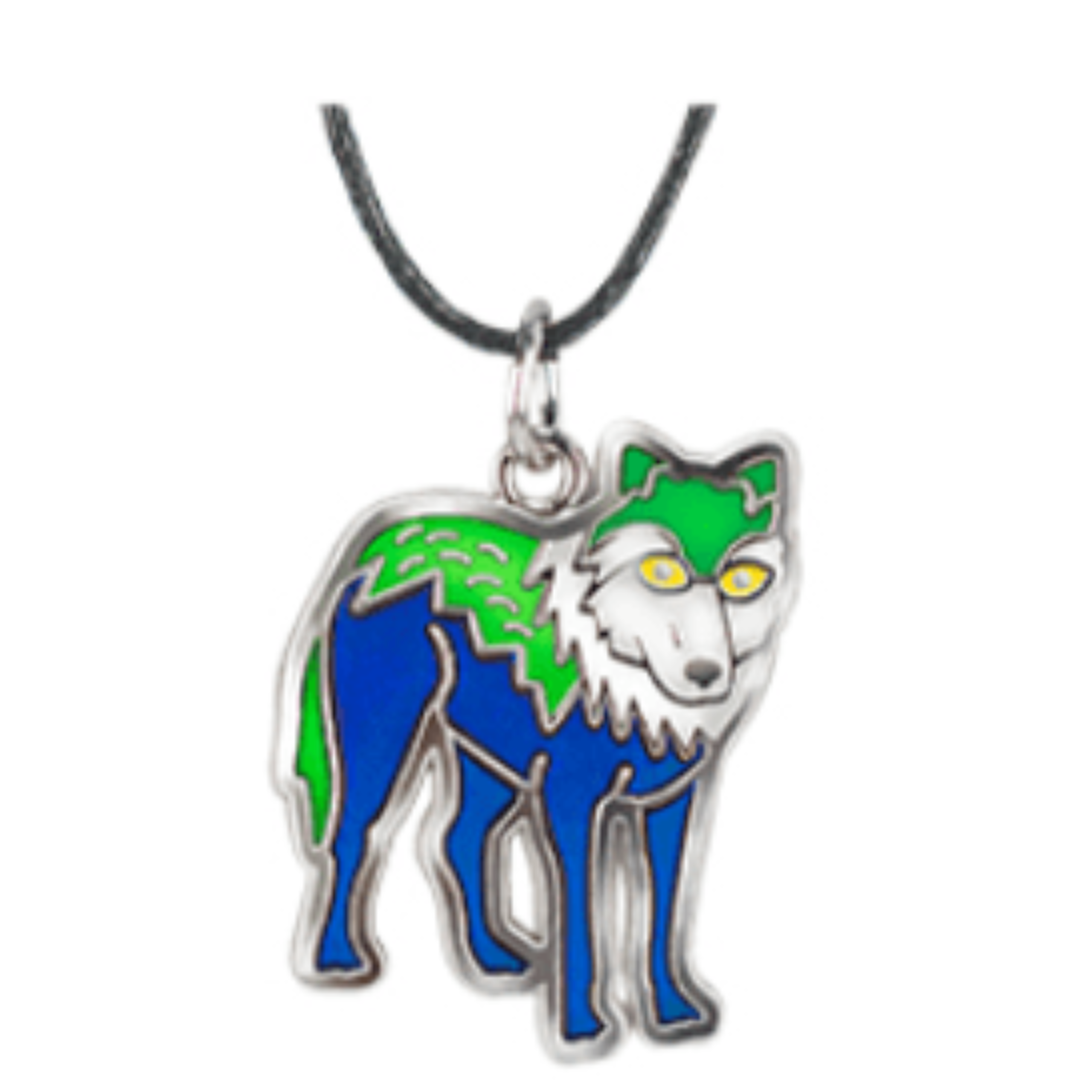 Wildlife Mood Necklace - Wolf