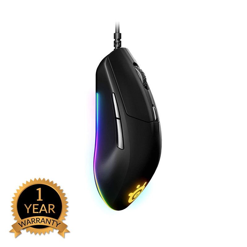 SteelSeries Rival 3 Wired Gaming Mouse - PC/MAC [MSE62513]