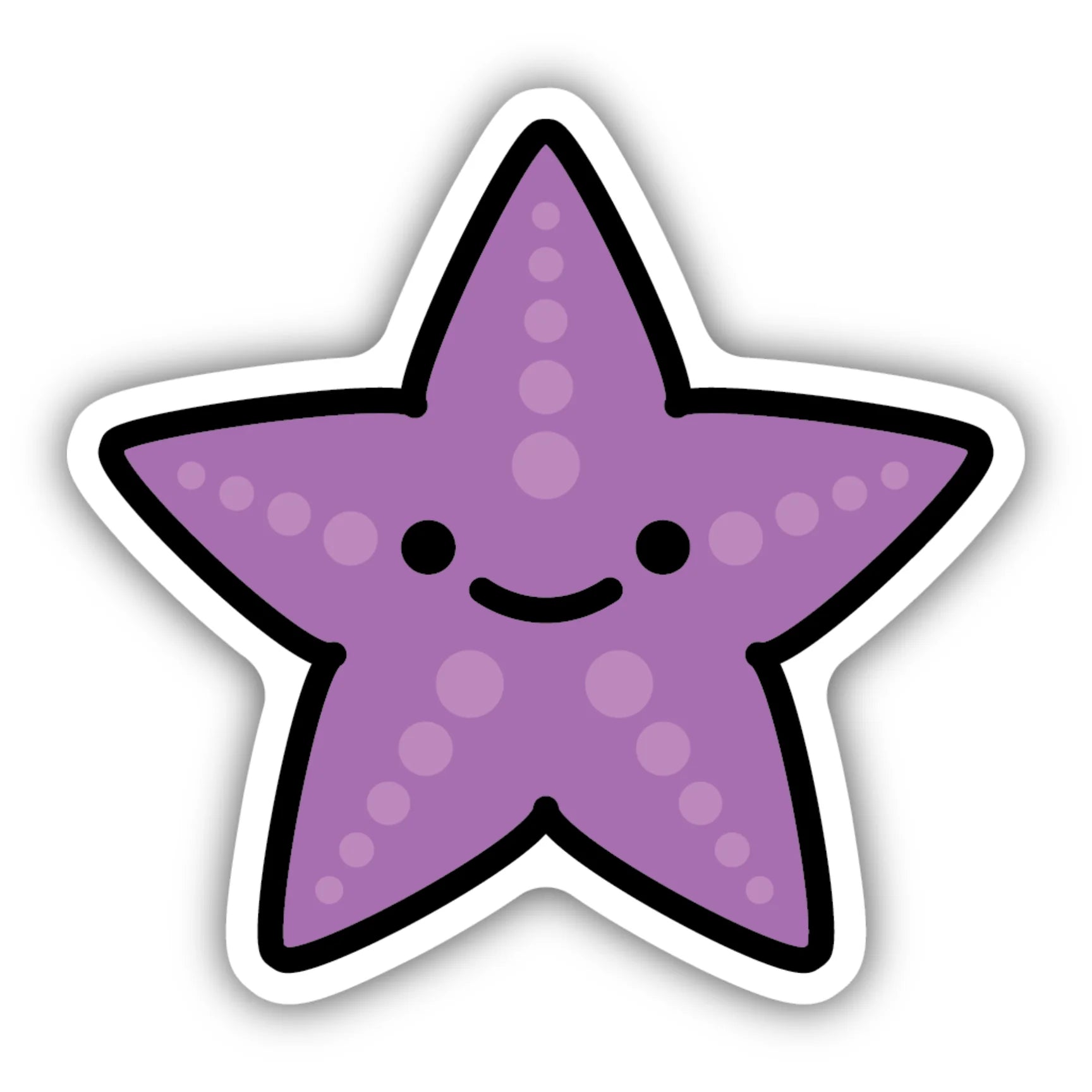Smiling Starfish - Vinyl Sticker