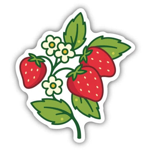 Strawberry Bloom - Vinyl Sticker