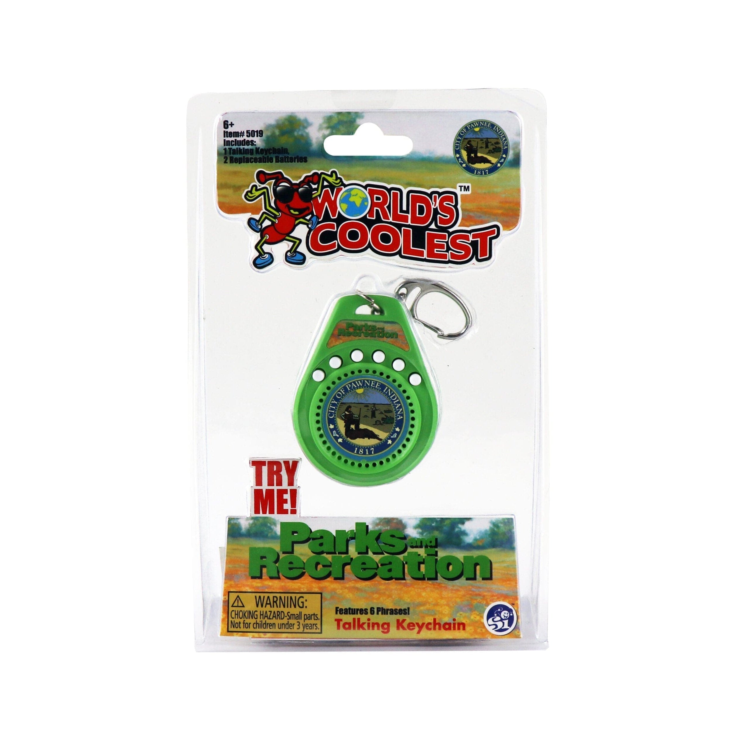 World's Coolest Parks & Rec Keychain
