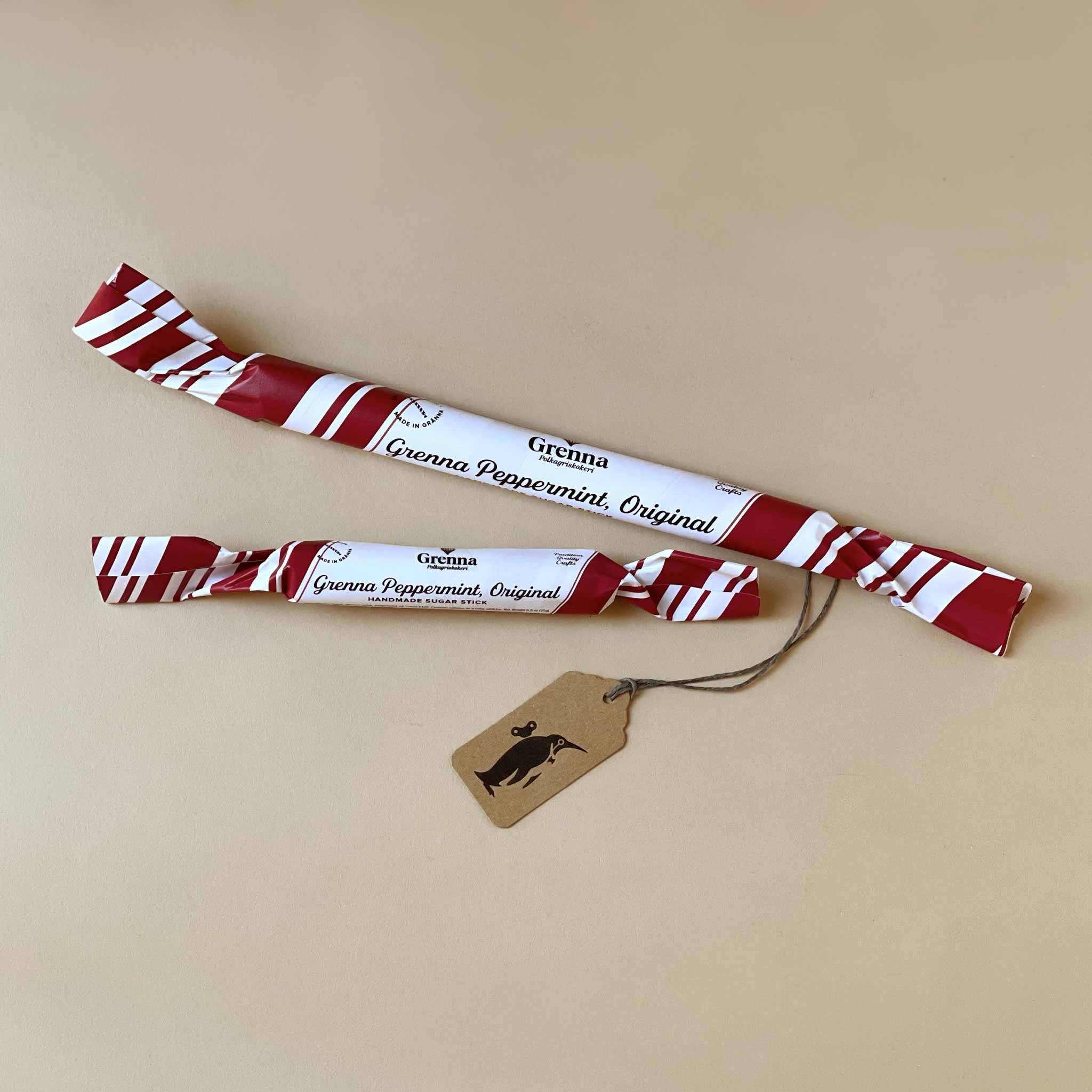 Swedish Polkagris Stick Candy | Peppermint