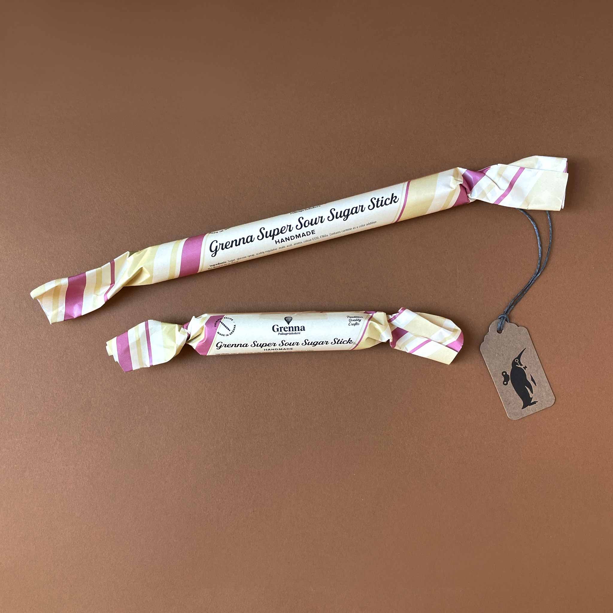 Swedish Polkagris Stick Candy | Super Sour