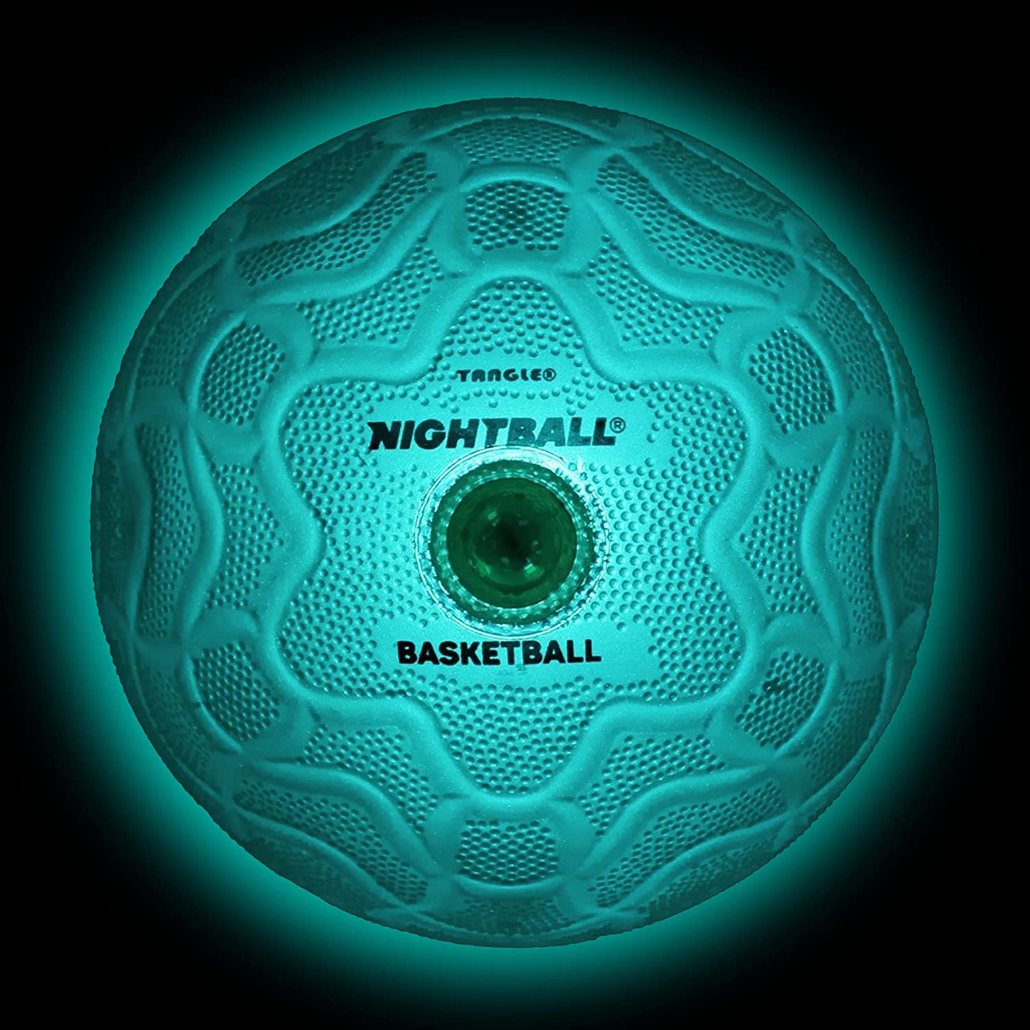 Nightball Glow in the Dark Light Up Basketball Teal